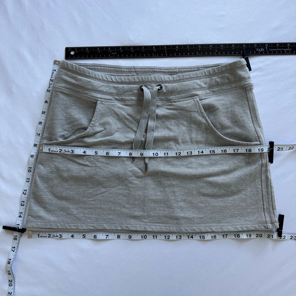 Gaiam Heather Gray Skirt with Drawstring - Picture 2 of 10